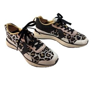 Converse Leopard Print Sneakers Men's Size 8 Black‎ Animal Print Lifestyle Shoes